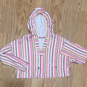 Roxy Pink and Orange Striped Knit thumbnail 1