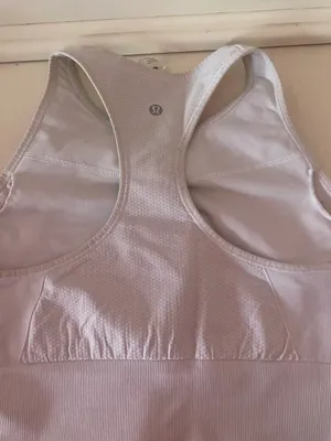 white sports bra thumbnail 3