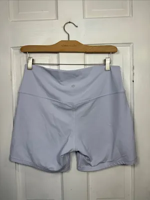 Lululemon Align High-Rise Bike Biker Short 6" in Blue Linen W2538 Sz 14 thumbnail 7