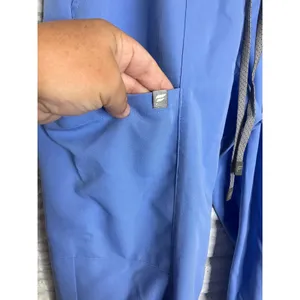 Fabletics Scrub Joggers Womens Small Blue Excellent 6-Pocket Cargo Medical Pants thumbnail 6