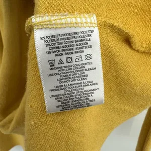 FP Beach Free People size XS/S yellow long sleeve blouse‎ tunic cotton blend thumbnail 6