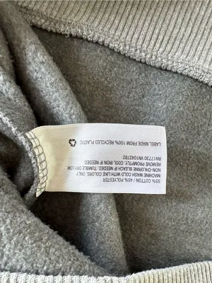 A New Day Light Gray Fleece Oversized Crewneck Sweatshirt Sz XXL thumbnail 5