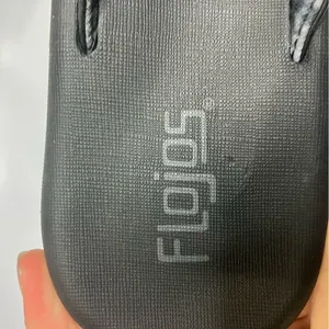 Flojos flip flop‎ sandals thongs black faux leather womens size 10 casual summer thumbnail 6