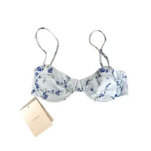 FAITHFULL‎ THE BRAND X REVOLVE Farrah Floral Bikini Top Medium NEW NWT thumbnail 2