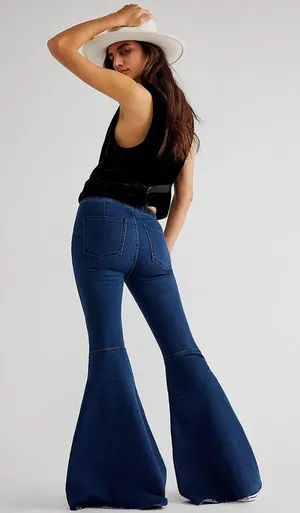 Free People Just Float On Flare Jeans thumbnail 2