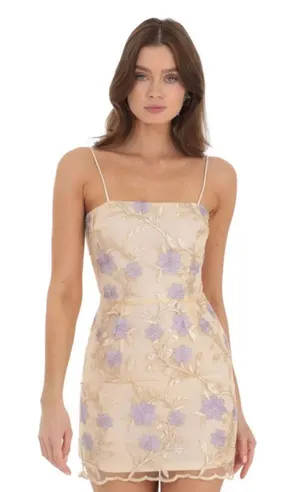 Lucy in the Sky Purple Embroidered Dress thumbnail 1