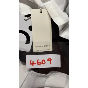 Commense Black White Pleated Hem Colorblock Mini Dress OA240308056 NWT Size L thumbnail 6