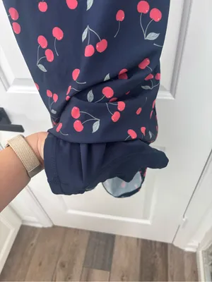 Outdoor voices athletic dress cherry print thumbnail 3