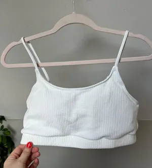 White Ribbed Bikini Set thumbnail 3