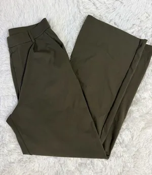 Halara High Waisted Body Sculpt Wide Leg Pants Medium Tall Green thumbnail 1
