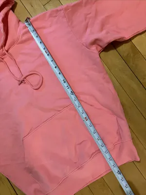 The Standard Label Pink Privacy Please Red Statement Hoodie Sweatshirt Size XS thumbnail 7