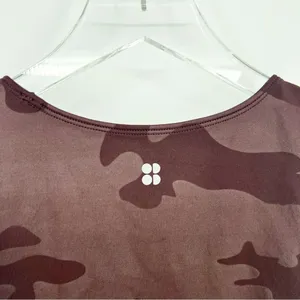 Sweaty Betty Kenna Camo Crop‎ Top Women's Size XS Athleisure thumbnail 5