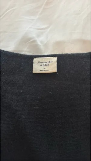 Abercrombie Black Long Sleeve Top thumbnail 3