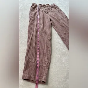 Free People Living in the City Seamed Pink Relaxed Pants thumbnail 7