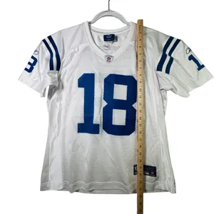 Reebok Indianapolis Colts Peyton Manning 18 Jersey Womens Medium White Blue NFL‎ thumbnail 6