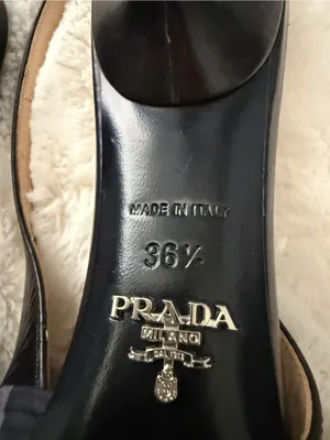 Prada Comic Collection Slingback Kitten Heels 36.5 Graphic Bow Runway Pumps thumbnail 12