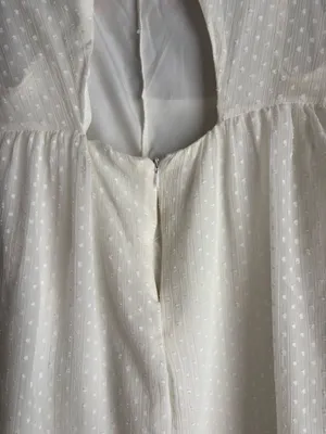 zara swiss dot & embroidered flower romper dress thumbnail 5