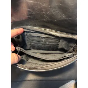 Rosetti Metallic Silver Crossbody Bag Pebbled Faux Leather Purse‎ Organizer thumbnail 6