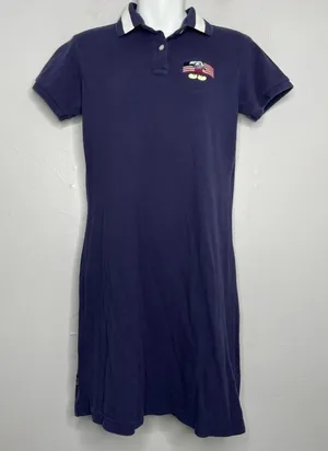 THE DISNEY STORE Polo Dress Womens Small Mickey Mouse Flag Sporty Preppy Tennis thumbnail 1