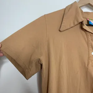 Big Bud Press Camel Brown Polo Shirt Cotton Short Sleeve Top Womens Small thumbnail 8