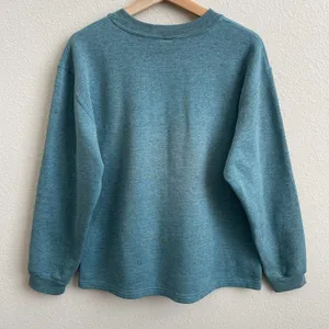 Vintage 90s Blue Yosemite Embroidered Wolf Mountain Crewneck Pullover Sweatshirt thumbnail 10