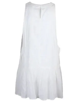 Free People White Peplum top thumbnail 2