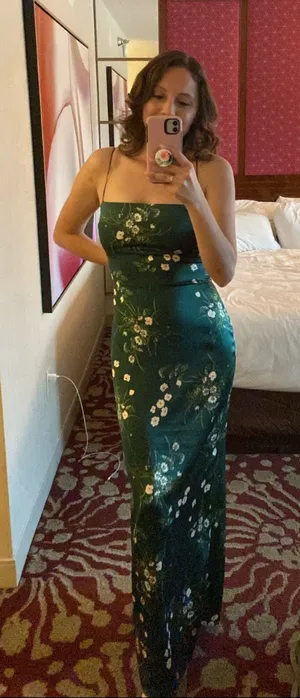 Reformation Floral Frankie Silk Maxi Dress thumbnail 1