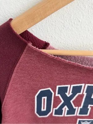 Oxford University Off the Shoulder Sweatshirt thumbnail 3