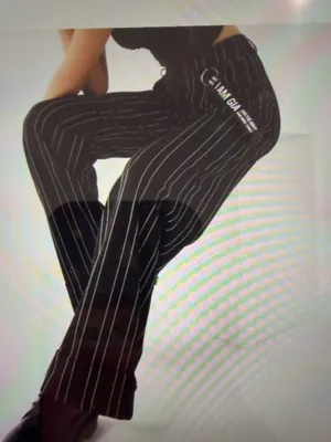 I.AM.GIA black stripe wide leg pants small thumbnail 11
