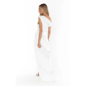 Show Me Your Mumu Jodie Bridal Dress in Ivory Luxe Satin S NWT thumbnail 8