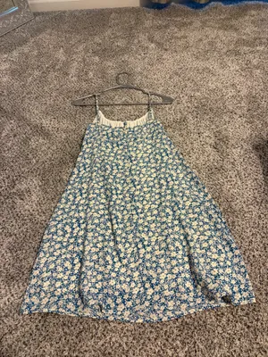 Lulus Blue Floral Dress thumbnail 2
