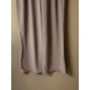 Halara Women Light Grey Wide Leg‎ Palazzo Pants Elastic Waist Pockets Size XS thumbnail 4