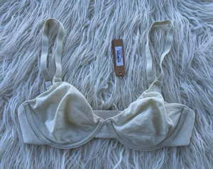 Skims Cotton Jersey T-shirt Bra Bone Size 30D thumbnail 1