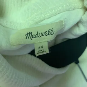Madewell White Cowl Turtleneck Ribbed‎ Sweater thumbnail 5
