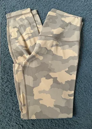Lululemon Align Leggings Women's 6 Brown Camo High Rise Yoga Pants Athleisure thumbnail 1