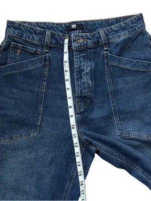 FRYE Barrel Style High Rise 5 Button Fly Cotton Stretch Jeans Size 6 thumbnail 6