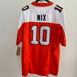 Bo Nix #10 Denver Broncos Orange Home Game Jersey NWT thumbnail 2