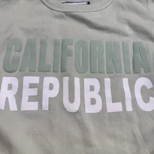 Pacific & Co California Republic Sweatshirt Light Green Crew Neck Long‎ Small thumbnail 2