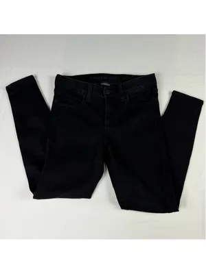 American Eagle Next Level Stretch Black Jegging Jeans Women 6 Skinny Mid Rise thumbnail 6