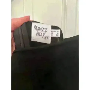 Princess‎ Polly Black Linen Wrap Dress size 6 EUC thumbnail 6