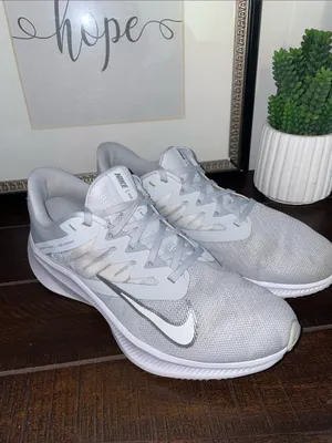 Nike Quest 3 Women’s Running Shoes Sneakers Size 8.5 Platinum / Metallic Silver thumbnail 14