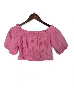 Zara stretch poplin crop thumbnail 3
