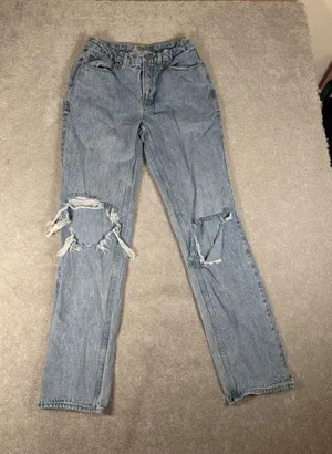 Good American Icon 90s Straight Leg Jeans‎ Women's Size 6/28 High Rise Blue953 thumbnail 1