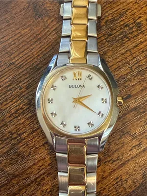 ✨ Bulova Diamond Collection 98P145 Two-Tone Watch | NEW Battery (Ready to Wear)! thumbnail 14
