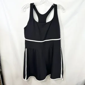 Old Navy Active XL Dress Skort Built-in Shorts‎ Powersoft Go-Dry Black 1839 thumbnail 2