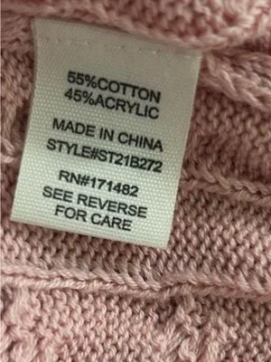 Women's Cable Knit Button-Up Cardigan Sweater - Pink thumbnail 3