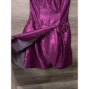 Jessica McClintock for Gunne Sax Dress S Hot Pink Mini Strapless Cocktail Prom thumbnail 3