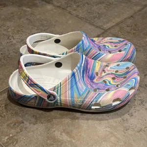 Crocs Out of this World Classic Clog Shoe Unisex M9 W11 Multicolor Comfort thumbnail 8