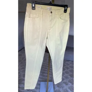 Universal Thread Yellow Denim Jeans High Rise Skinny Jeans Beach Butter Academia thumbnail 2
