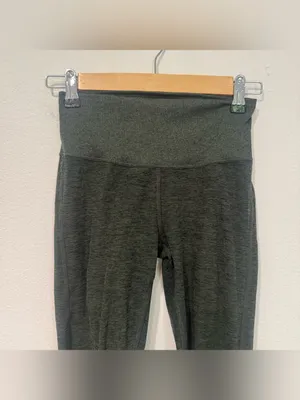 Alo Yoga Green High Waist Alosoft Lounge Leggings XXS thumbnail 3